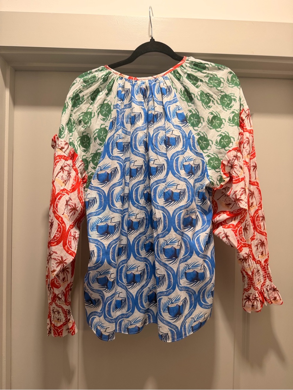 FARM Rio Multicolor Summer Mix Blouse - Picture 4 of 6